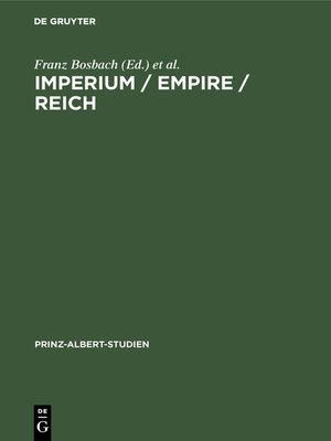 cover image of Imperium / Empire / Reich